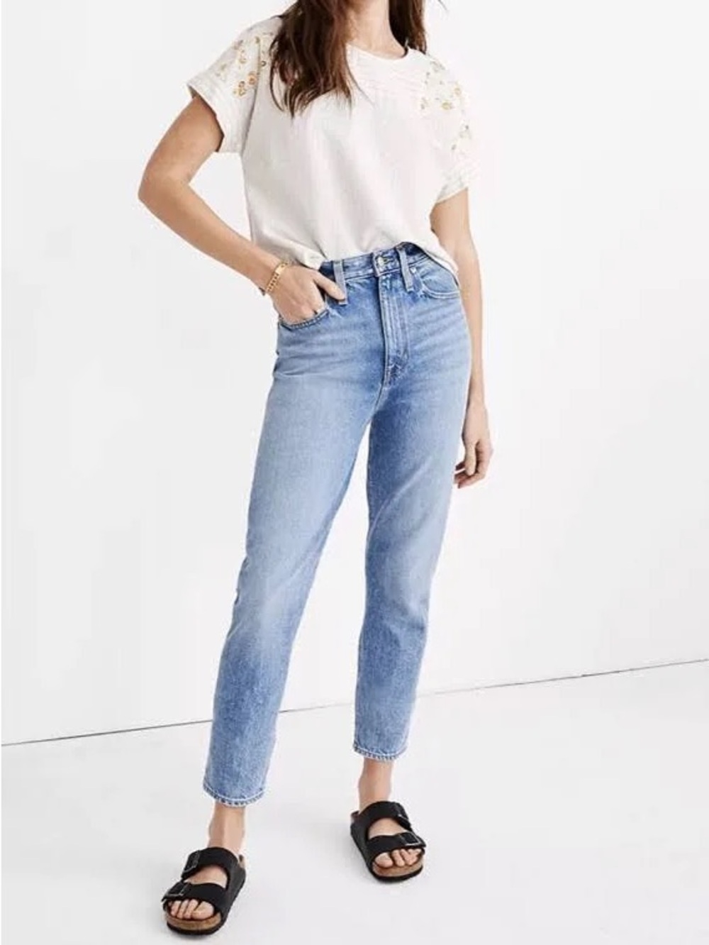 Madewell mom Jean straight leg Sz 25